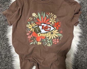 Floral KC football shirt