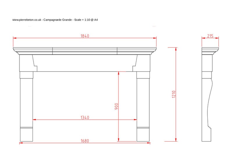 Floating Mantel Shelf With Corbels Chunky French Farmhouse Etsy