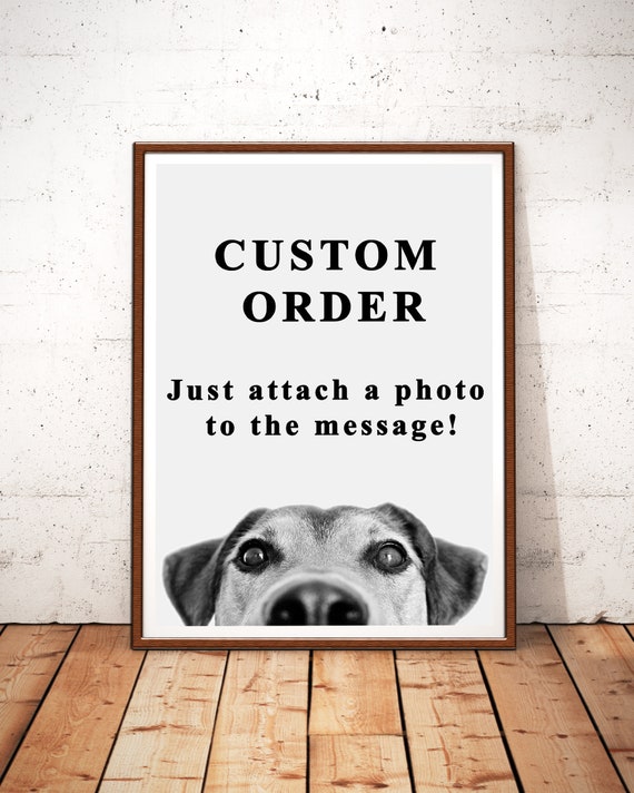 custom pet art prints