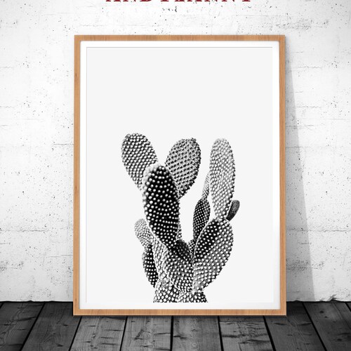 Cactus Print Cactus Wall Art Cactus Printable Art Cactus | Etsy