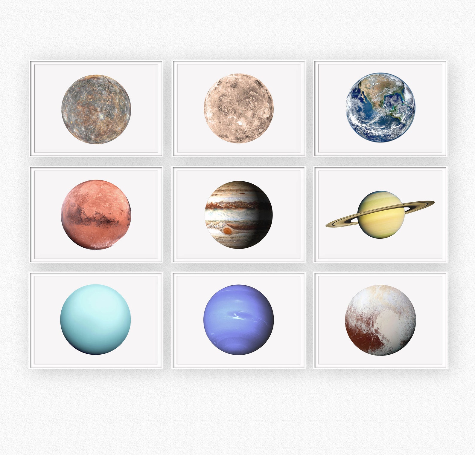 Planets PrintsPlanets PrintableSolar System Wall ArtDigital | Etsy