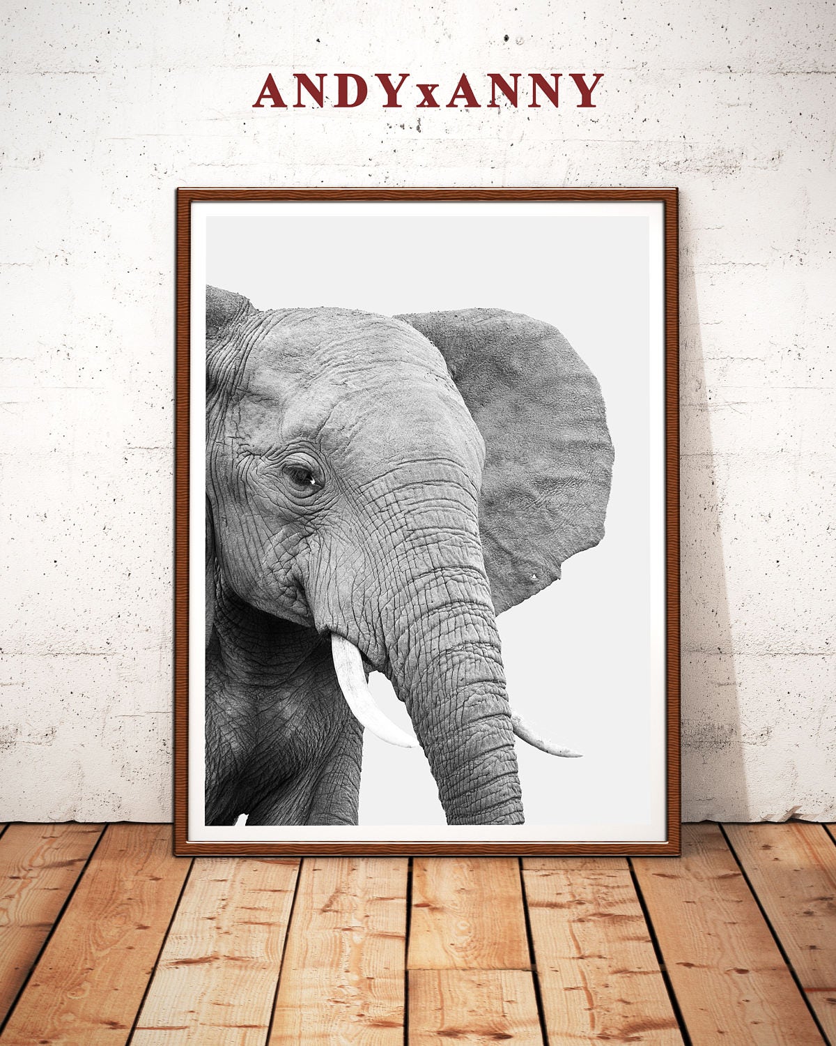 Elephant Print Elephant Nursery Decor Elephant Animal Print Etsy