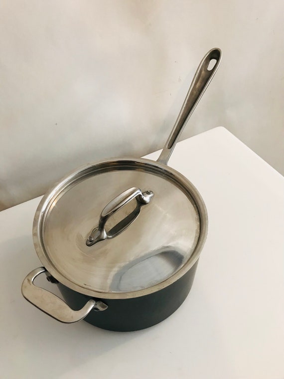 All-Clad D3 Stainless Steel 4-Quart Saute Pan with Lid