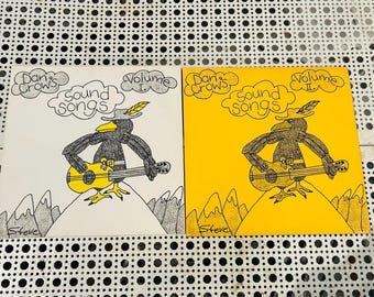 Vintage Dan Crow's Sound Songs Volume I & II vinyl 7" Santa Monica