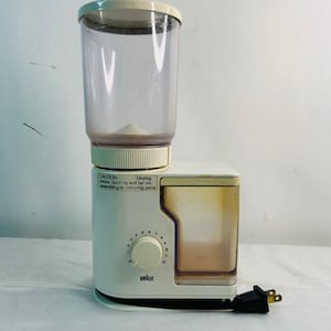 Vtg Braun Aromatic KMM 20 Coffee Grinder Type 4045 Reinhold Weiss 1978 design