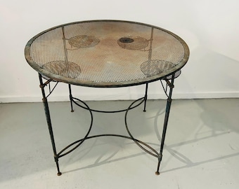 Mario Papperzini für Salterini Esstisch mit Getränkehalter Made in Italy Bellever Dekor SELTEN!!!