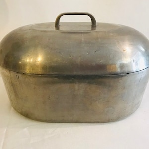 VTG Wagner Ware Magnalite Sidney O 4267-P Oval Turkey Roaster 20" Lg Size Dutch Oven