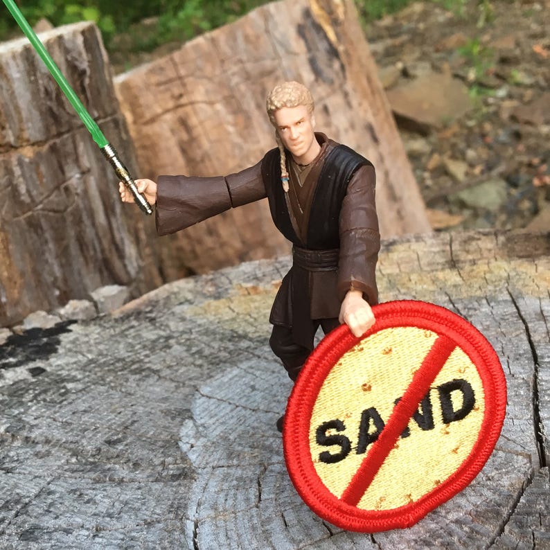 The 'Anakin' Skywalker Patch I Don't Like Sand | Etsy