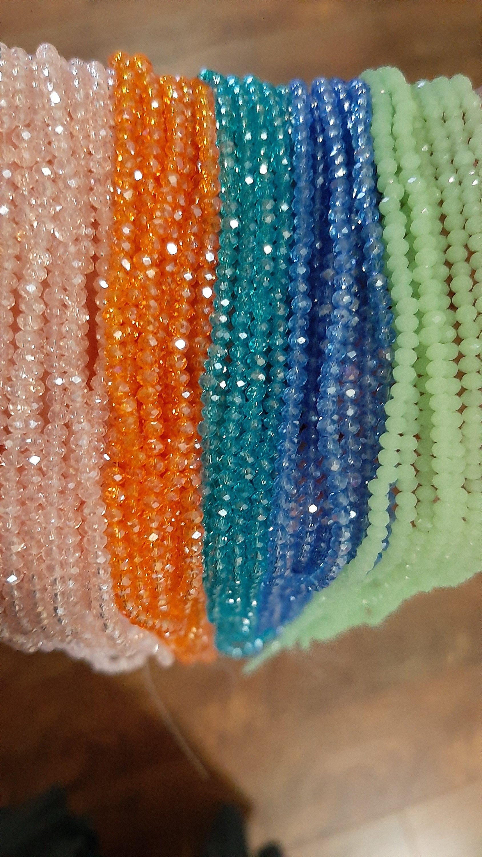 2mm Rondelle Crystals, GLASS Jewelry Supplies, Crafting Supplies - Etsy