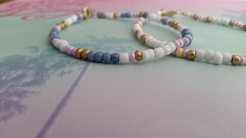 Pastel color Anklets