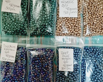 6/0 Seed Beads,,40 grams/20gr/8gr./Miyuki Glass Beads, Jewelry Supplies,