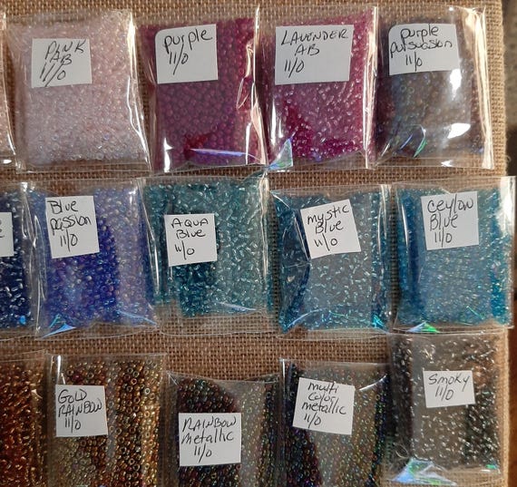 11/0 Seed Beads, 2mm Size, Jewelry Supplies