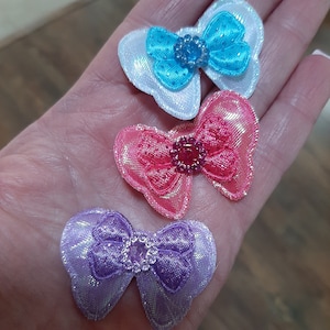 Butterfly Applique 80 pcs./Craft fabric Bow Tie Butterfly patches, Craft Supplies