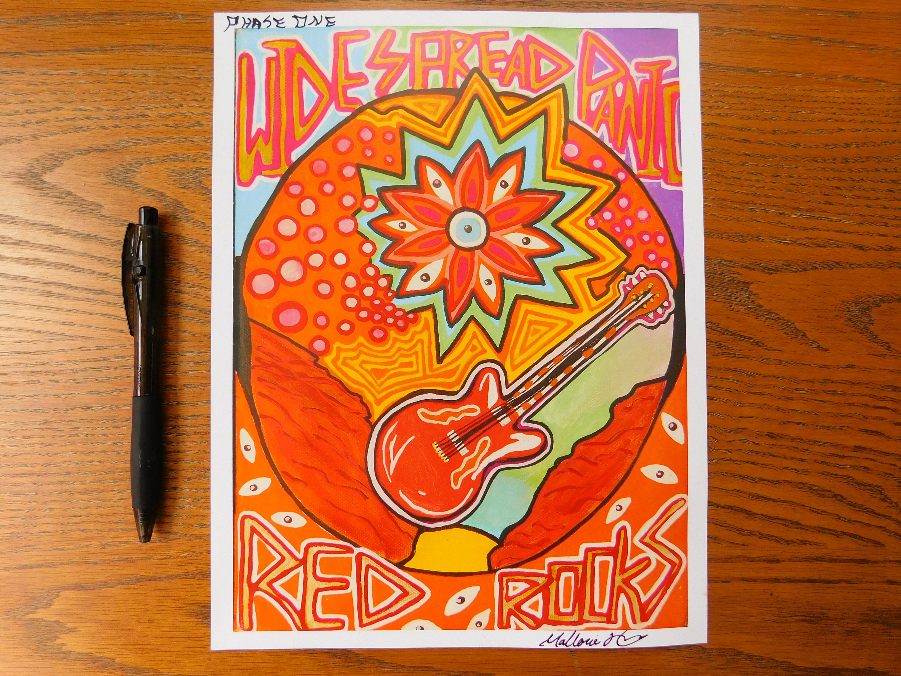 Widespread Panic Red Rocks Prints Etsy