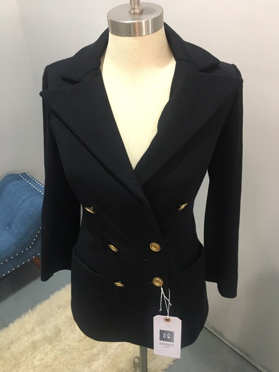 Vintage Giardi wool double breasted blazer.