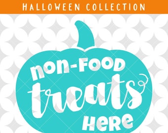 Non-Food Treats Here Scalable Vector Graphic SVG + PNG files for Cricut Design Space, Silhouette Cameo, & more