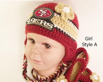 49ers baby beanie