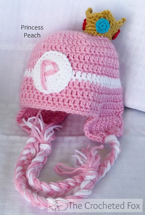 Handmade Crochet Mario Princess Peach 