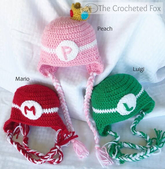 Handmade Crochet Mario Princess Peach 