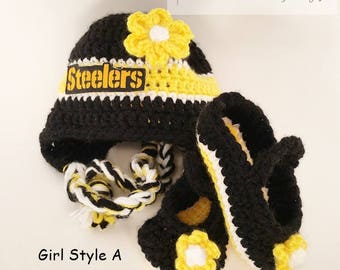 Steelers Baby Hat - Etsy