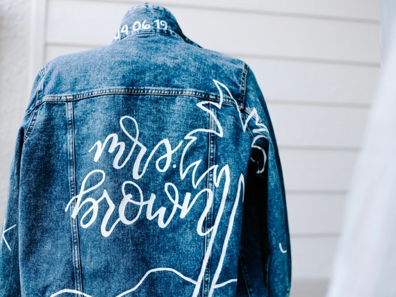 personalized denim jacket