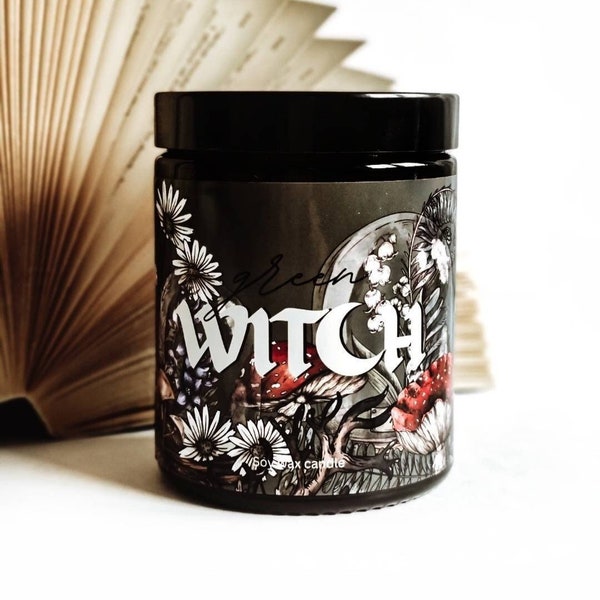 Green WITCH / Inner WITCH collection / Book inspired candles / Bookish candles