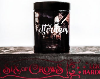 Book inspired candle "Ketterdam" / Six of crows / Grishaverse