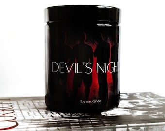 DEVIL'S NIGHT / Book inspired candle / Bookish candle