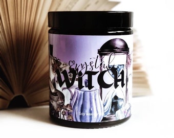 Crystal WITCH / Inner witch collection / Book inspired candle / Bookish candle