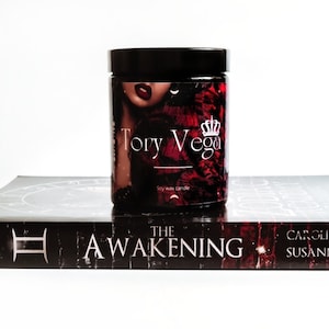 Tory Vega / Zodiac Academy / Book inspired candle / Reading candle / Candle for book lovers / Romance candle /OFFICIALLY LICENSED