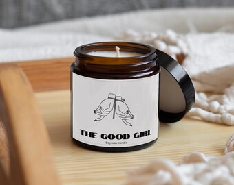 The good girl | DARK ROMANCE | Bookish soy wax scented candle | Spicy reads