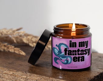 Fantasy romance era | ROMANTASY | Book inspired soy wax scented candle | Bookish tropes