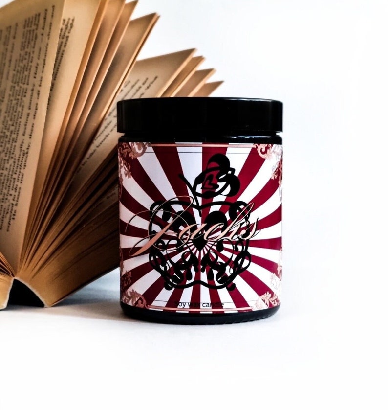 Jacks / Book inspired candle / Caraval trilogy / Prince of hearts image 1