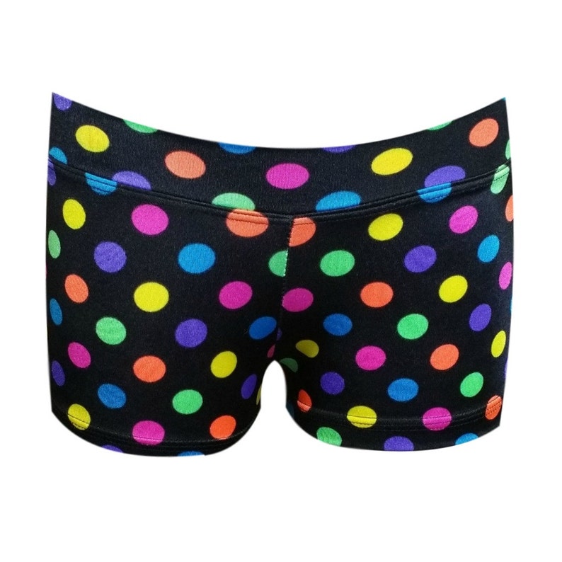 Youth Assorted Polka Dot Dance Shorts Shorties by LB Wear Etsy