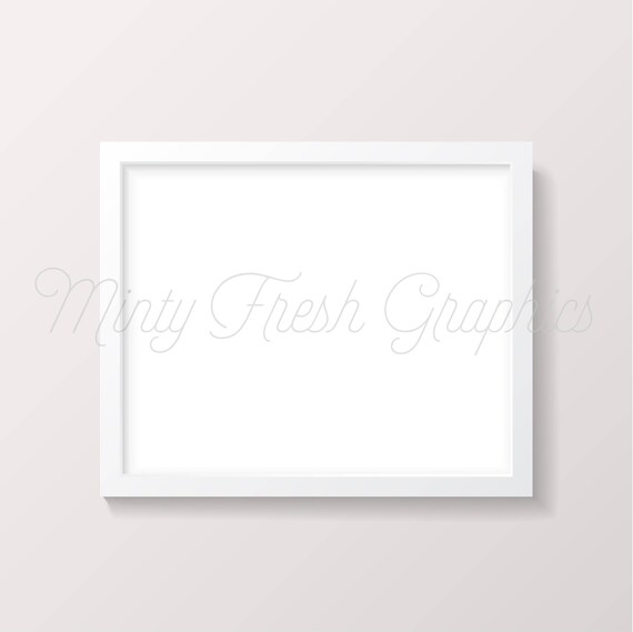 Frame Mockup White Picture Frame Poster Mock