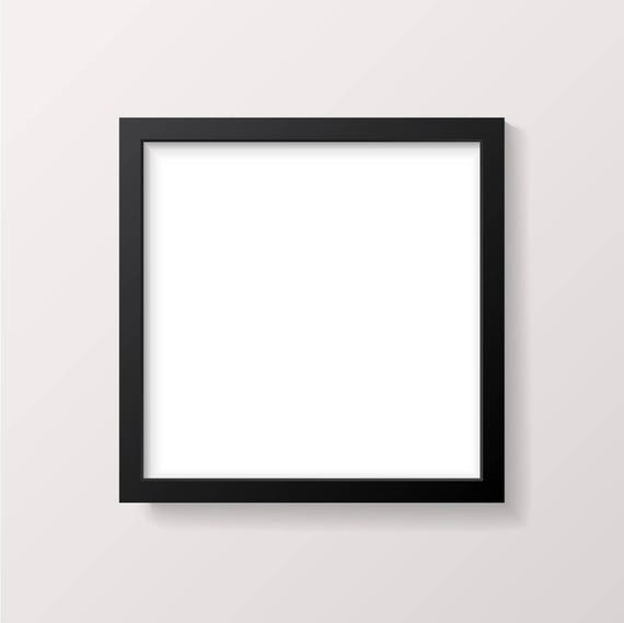 Download Square Frame Mockup Black Picture Frame Product - Free ...