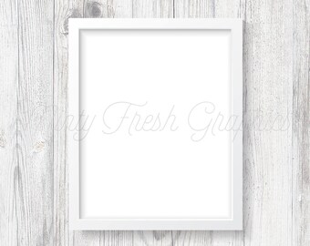 frame mockup white picture