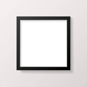 Vierkante Frame Mockup - zwarte fotolijst - Product Mock up - PSD - Vector AI EPS - Jpeg Png - Instant Download - commercieel gebruik