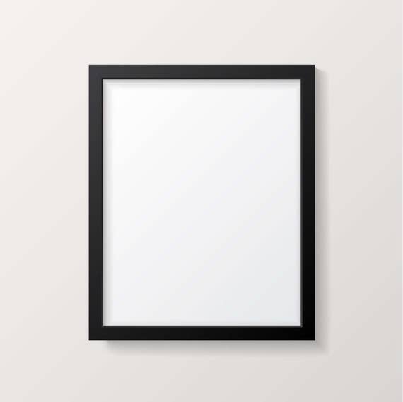 Frame Mockup Schwarz Bilderrahmen Poster Mock Up Etsy