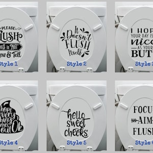 Toilet Seat Decals 3