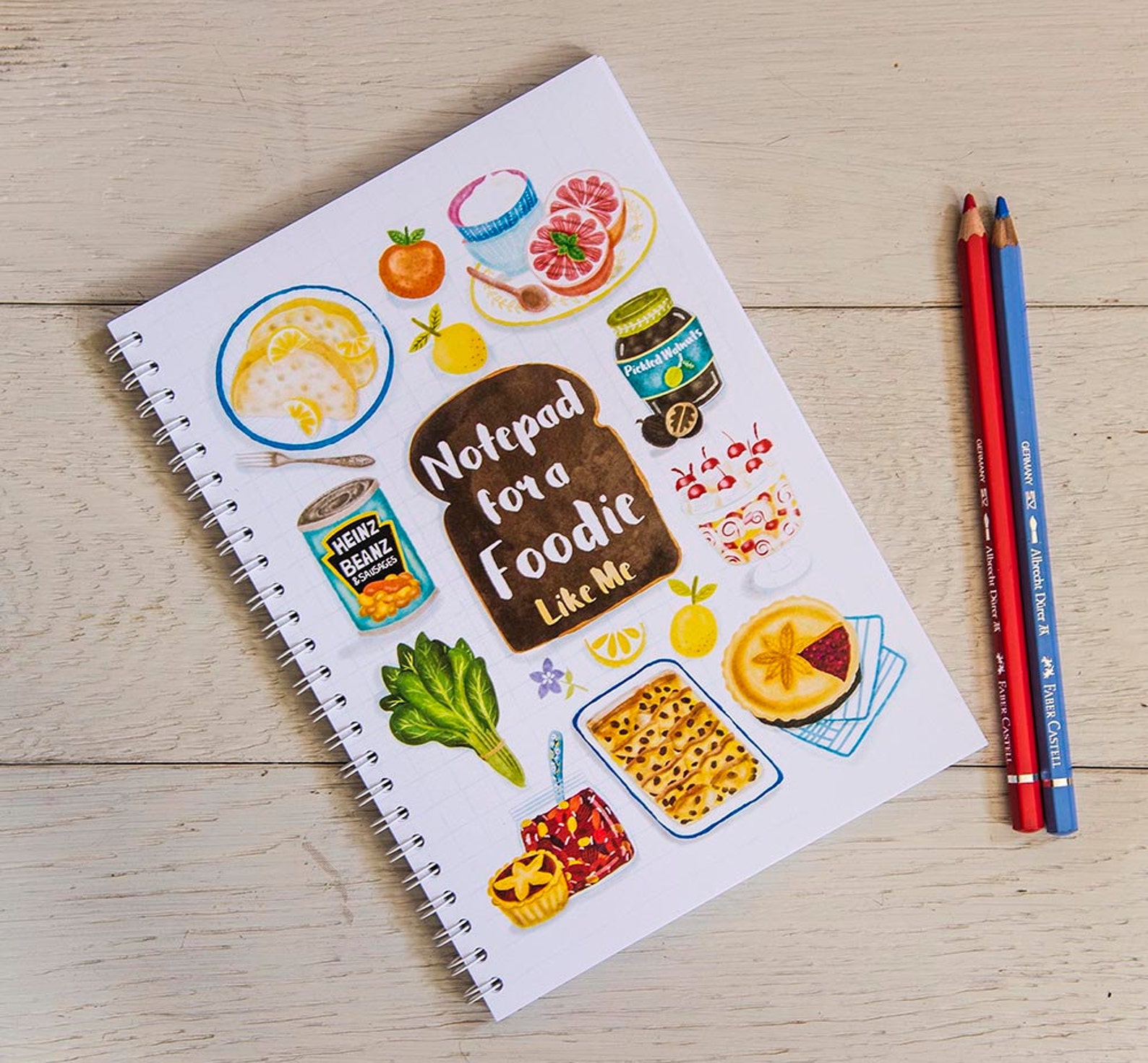 Kitchen Notebook for Foodies and Food Lover Stationary Notepad Etsy