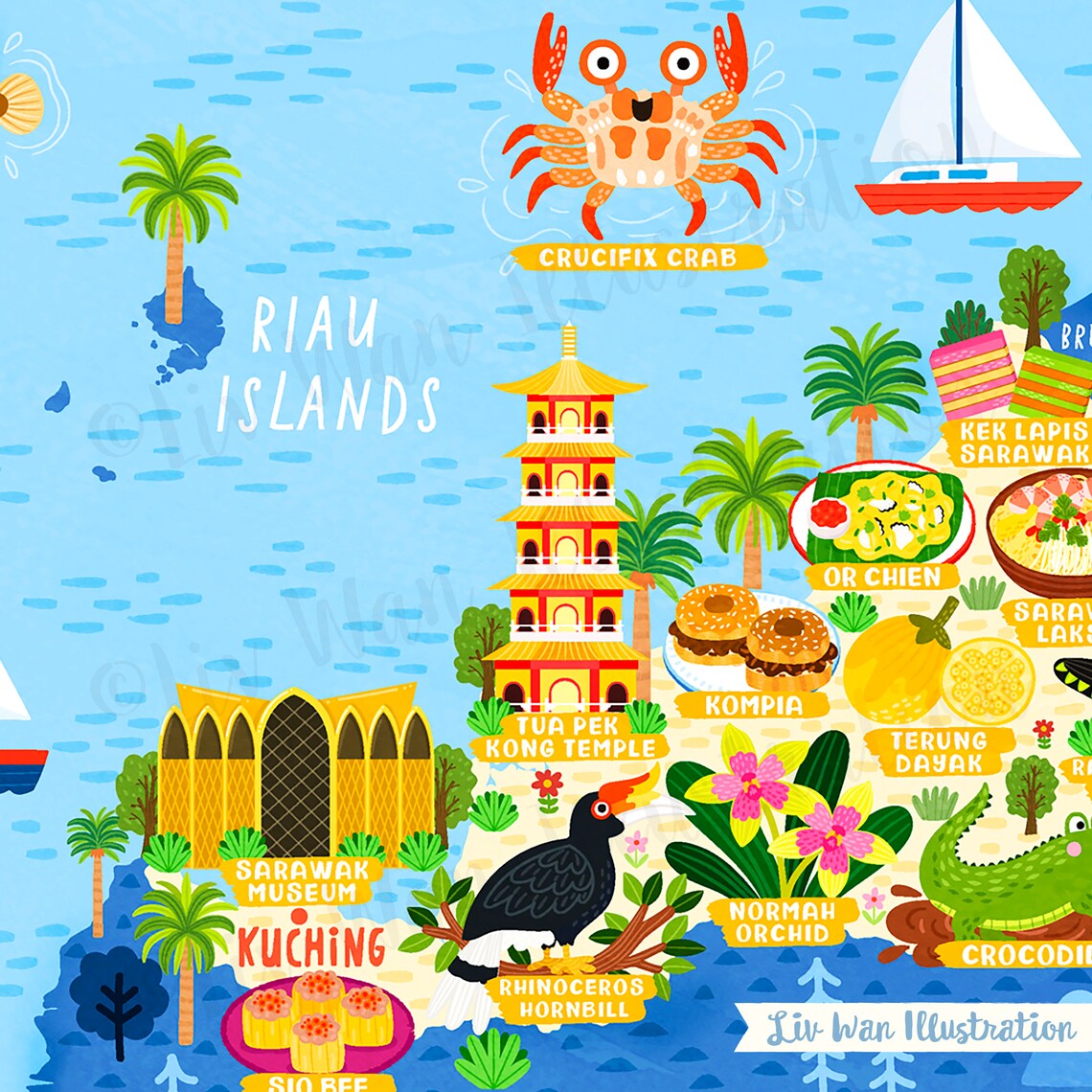 Malaysia Map Jigsaw Puzzle. Premium Hand Made 300 Piece Etsy UK