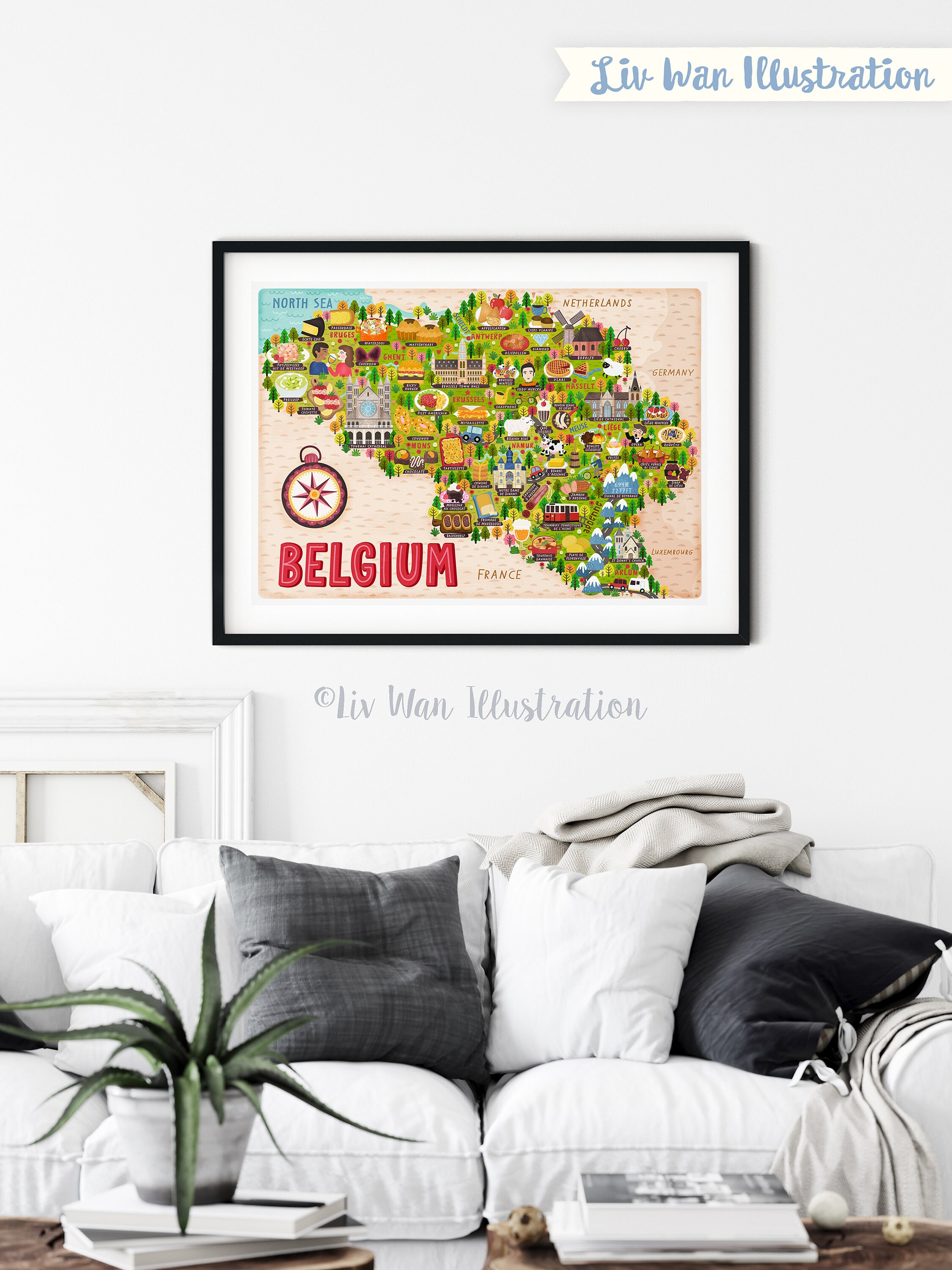 地図・旅行ガイド A Portrait of Cities of Belgium A Portrait of the Cities of Belgium