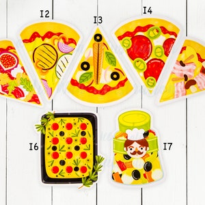 Collection de cartes postales de cuisine italienne - Cartes postales de cuisine - Cartes postales découpées - Cartes postales en forme - Cadeau cuisine italienne