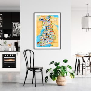 Plakat z mapą Finlandii - Mapa Finlandii - Mapa Finlandii - Ilustrowana mapa Finlandii - Sztuka ścienna - Wystrój domu - Prezent do domu - Plakat na prezent Darmowa wysyłka zdjęcie 1