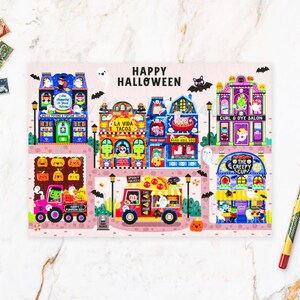 Happy Halloween Postkarte 2025 || HHLWN25-8. Spaß Halloween A6 Postkarte