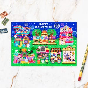 Haunted Rummel Postkarte | HW24-8. Spaß Halloween A6 Postkarte