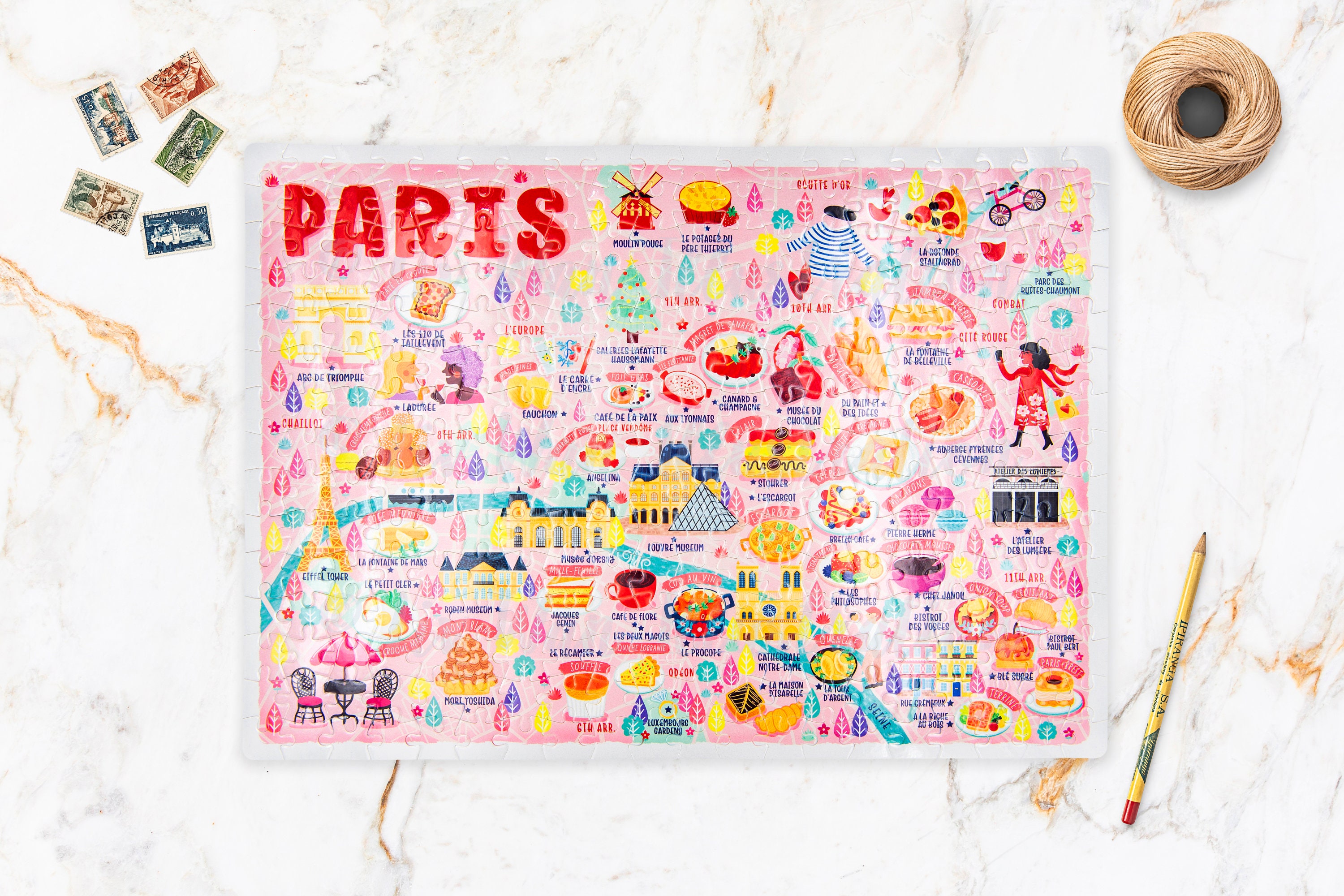 Puzzle Monopoly Classique Paris - 1000 pièces