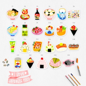 Collection de cartes postales de cuisine japonaise, cartes postales amusantes à découper sur la nourriture, jusqu'à 23 cartes au choix