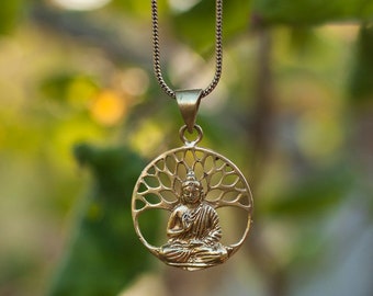 Spiritual earrings with fertility goddess charms and combined with water bleu clay beads